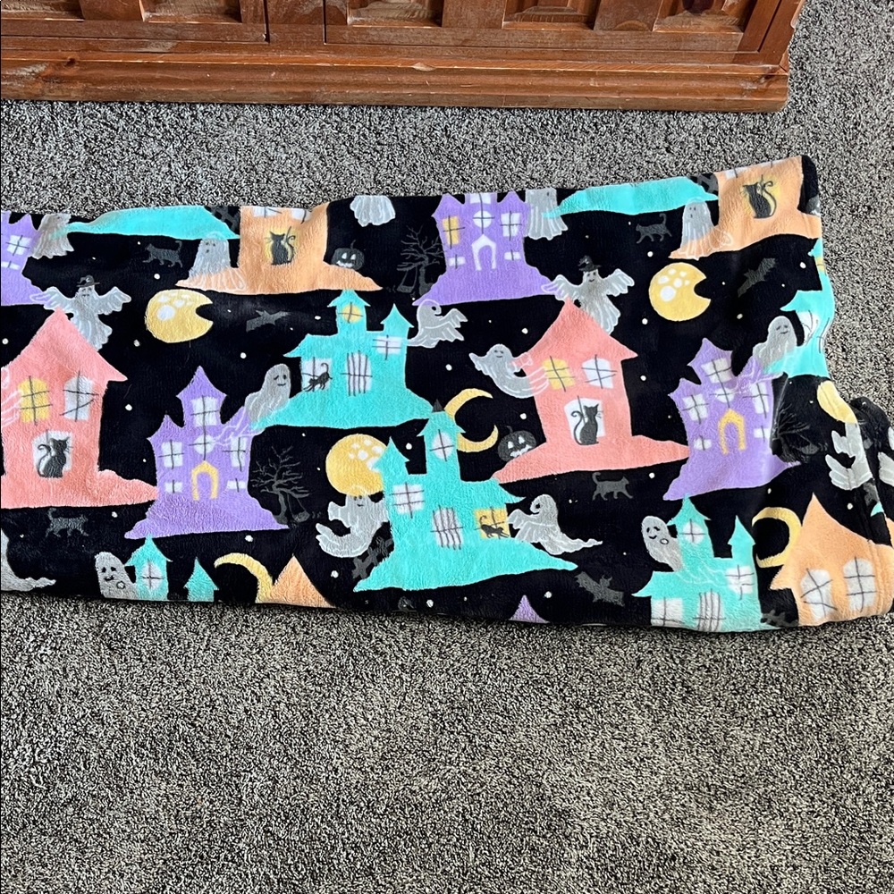 Colorful Halloween Blanket